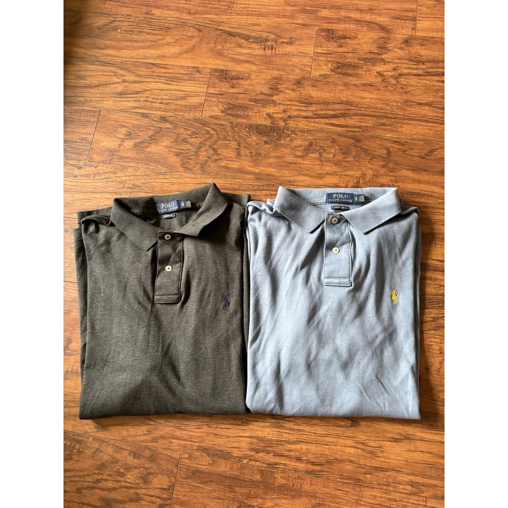 Ralph Lauren Polo Shirt  Rugby Casual Preppy Men's Polo X 2